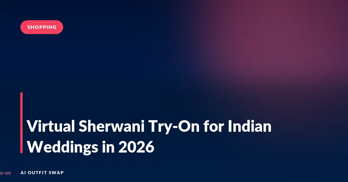 Virtual Sherwani Try-On for Indian Weddings in 2026